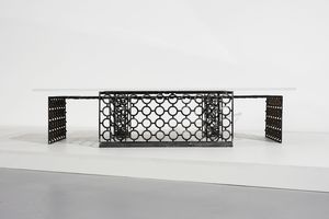 MANIFATTURA ITALIANA : Tavolino da salotto  - Asta Asta 438 | DESIGN E ARTI DECORATIVE DEL NOVECENTO Online - Associazione Nazionale - Case d'Asta italiane