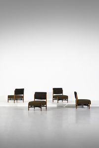 PARISI ICO (1916 - 1996) : nello stile di. Quattro poltrone  - Asta Asta 438 | DESIGN E ARTI DECORATIVE DEL NOVECENTO Online - Associazione Nazionale - Case d'Asta italiane