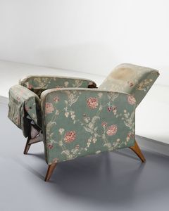 MALATESTA&MASSON : Due poltrone reclinabili, Roma  - Asta Asta 438 | DESIGN E ARTI DECORATIVE DEL NOVECENTO Online - Associazione Nazionale - Case d'Asta italiane