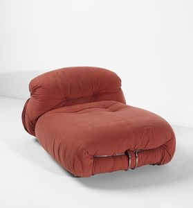 SCARPA AFRA (1937-2011) & TOBIA (n. 1935) : Chaise longue mod. Soriana per Cassina, Meda  - Asta Asta 438 | DESIGN E ARTI DECORATIVE DEL NOVECENTO Online - Associazione Nazionale - Case d'Asta italiane