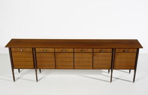 MANIFATTURA ITALIANA : Credenza a sei ante  - Asta Asta 438 | DESIGN E ARTI DECORATIVE DEL NOVECENTO Online - Associazione Nazionale - Case d'Asta italiane