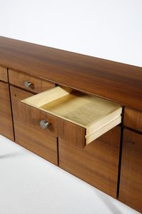 MANIFATTURA ITALIANA : Credenza a sei ante  - Asta Asta 438 | DESIGN E ARTI DECORATIVE DEL NOVECENTO Online - Associazione Nazionale - Case d'Asta italiane