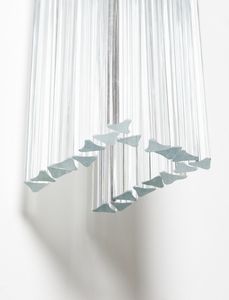 VENINI : Coppia di lampade da parete della serie Trilobo, Murano  - Asta Asta 438 | DESIGN E ARTI DECORATIVE DEL NOVECENTO Online - Associazione Nazionale - Case d'Asta italiane