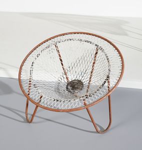 MANIFATTURA ITALIANA : Coppia di poltroncine  - Asta Asta 438 | DESIGN E ARTI DECORATIVE DEL NOVECENTO Online - Associazione Nazionale - Case d'Asta italiane