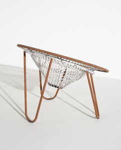 MANIFATTURA ITALIANA : Coppia di poltroncine  - Asta Asta 438 | DESIGN E ARTI DECORATIVE DEL NOVECENTO Online - Associazione Nazionale - Case d'Asta italiane