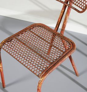 MALVAL RENE' (0 - 1957) : Quattro sedie, Francia  - Asta Asta 438 | DESIGN E ARTI DECORATIVE DEL NOVECENTO Online - Associazione Nazionale - Case d'Asta italiane