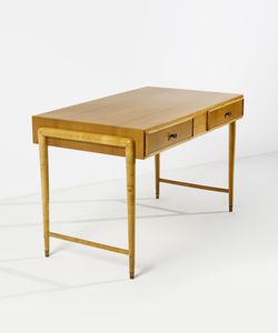 PONTI GIO (1891 - 1979) : attribuito. Scrivania per Casa Moderna, Italia  - Asta Asta 438 | DESIGN E ARTI DECORATIVE DEL NOVECENTO Online - Associazione Nazionale - Case d'Asta italiane