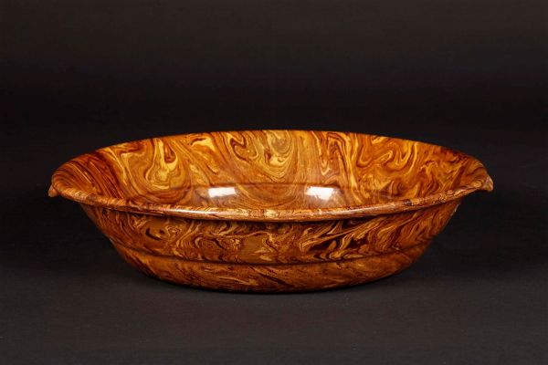 Bowl in grs con smalto finto marmo, Cina, Dinastia Song (960-1279)  - Asta Chinese Works of Art - Associazione Nazionale - Case d'Asta italiane