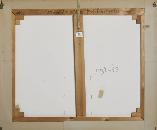POZZATI CONCETTO (1935 - 2017) : CHI GUARDA E' GUARDIA, 1975  - Asta Asta 439 | ARTE MODERNA E CONTEMPORANEA Online - Associazione Nazionale - Case d'Asta italiane