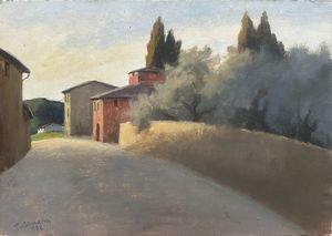 TIRINNANZI NINO GIOVANNI (1923 - 2002) - PAESAGGIO, 1972