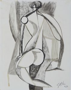 GUTTUSO RENATO (1912 - 1987) - SENZA TITOLO, 1947