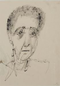 MATTA ROBERTO SEBASTIAN ANTONIO (1911 - 2002) - SENZA TITOLO (RITRATTO)