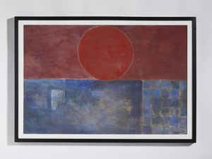 SAETTI BRUNO (1902 - 1984) : PAESAGGIO CON IL SOLE  - Asta Asta 439 | ARTE MODERNA E CONTEMPORANEA Online - Associazione Nazionale - Case d'Asta italiane