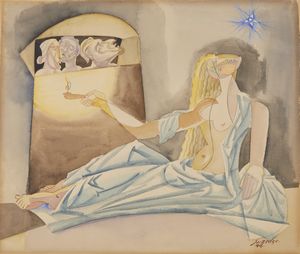 SURVAGE  LEOPOLD (1879 - 1968) - SENZA TITOLO, 1948