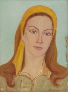 STRADONE GIOVANNI (1911 - 1981) - RITRATTO DI DONNA
