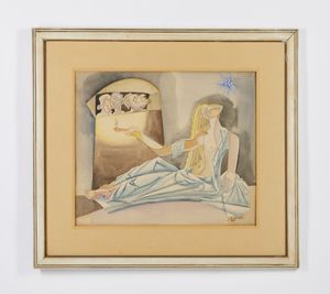 SURVAGE  LEOPOLD (1879 - 1968) : SENZA TITOLO, 1948  - Asta Asta 439 | ARTE MODERNA E CONTEMPORANEA Online - Associazione Nazionale - Case d'Asta italiane