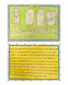 BRULY BOUABRE' FREDERIC  (1923 - 2014) - LES PIERRE DE BEKORA (DITTICO), 2006