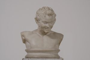 Fauno di Vienna. Scultore del XX secolo  - Asta Decoro in stile antico Palazzo Pugliese - Associazione Nazionale - Case d'Asta italiane