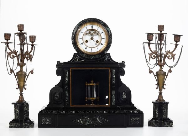 Orologio a trittico Berthold, Paris  - Asta Antiquariato - Associazione Nazionale - Case d'Asta italiane