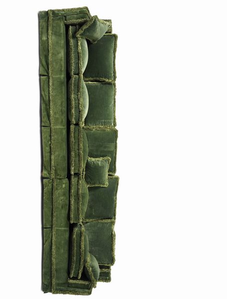 Divano imbottito a cinque posti  - Asta Antiquariato - Associazione Nazionale - Case d'Asta italiane