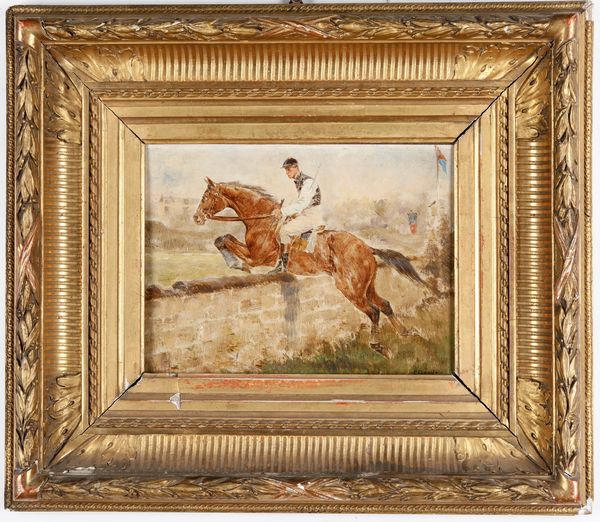 Gordon Grant : Concorso ippico  - Asta Pittura del XIX-XX secolo - Associazione Nazionale - Case d'Asta italiane