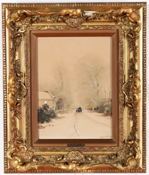 Luis Apol : Paesaggio  - Asta Pittura del XIX-XX secolo - Associazione Nazionale - Case d'Asta italiane