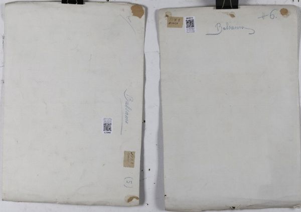 Guido Maria Balsamo Stella (Torino, 1882 � Asolo, 1941) �In villa� e �Chiostro con fontana  - Asta Pittura del XIX-XX secolo - Associazione Nazionale - Case d'Asta italiane