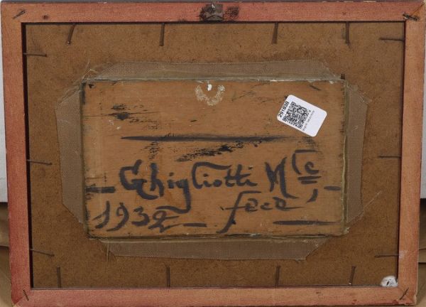 Michele Ghigliotti : Natura morta, 1932  - Asta Pittura del XIX-XX secolo - Associazione Nazionale - Case d'Asta italiane