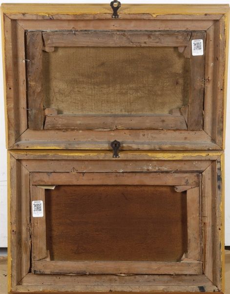 Giovanni Serritelli : Coppia di vedute di Napoli  - Asta Pittura del XIX-XX secolo - Associazione Nazionale - Case d'Asta italiane