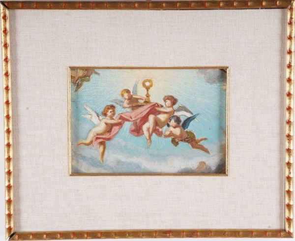 Luigi Gainotti : Santi e putti  - Asta Pittura del XIX-XX secolo - Associazione Nazionale - Case d'Asta italiane