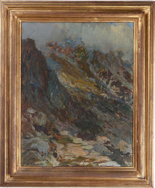 Alberto Falchetti : Scorcio montano  - Asta Pittura del XIX-XX secolo - Associazione Nazionale - Case d'Asta italiane