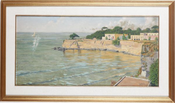 Luigi Gallina : Marina  - Asta Pittura del XIX-XX secolo - Associazione Nazionale - Case d'Asta italiane