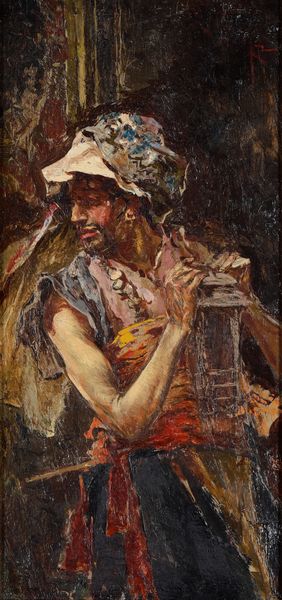 Raffaello Resio : Zingaro  - Asta Pittura del XIX-XX secolo - Associazione Nazionale - Case d'Asta italiane