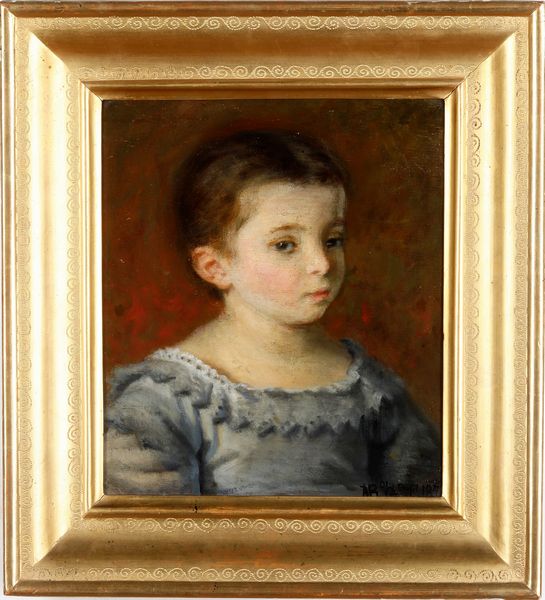 Scuola del XIX secolo Ritratto di fanciulla  - Asta Pittura del XIX-XX secolo - Associazione Nazionale - Case d'Asta italiane