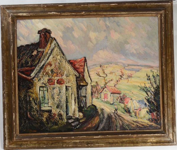 Pierre Dumont : Paese natale  - Asta Pittura del XIX-XX secolo - Associazione Nazionale - Case d'Asta italiane