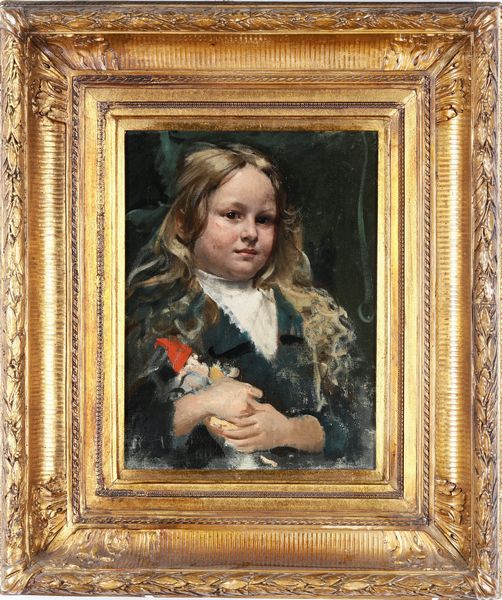 Pittore del XIX secolo Ritratto di bambina con bambola  - Asta Pittura del XIX-XX secolo - Associazione Nazionale - Case d'Asta italiane