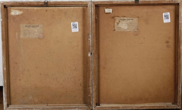 Franco Rognoni : Coppia di disegni su carta per le illustrazioni della serie �Romanzi di Voltaire  - Asta Pittura del XIX-XX secolo - Associazione Nazionale - Case d'Asta italiane