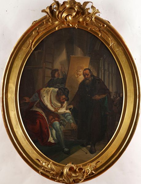 Anonimo del XIX secolo Nello studio del pittore  - Asta Pittura del XIX-XX secolo - Associazione Nazionale - Case d'Asta italiane