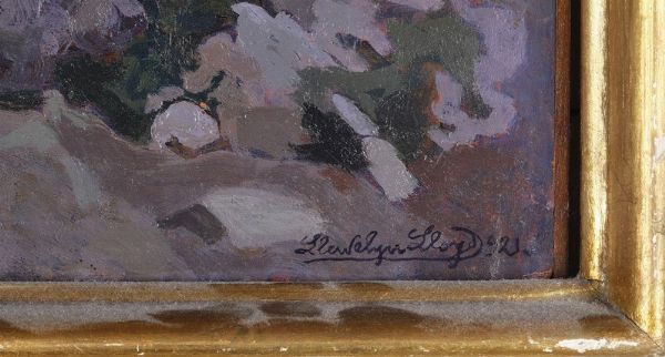 Llewelyn Lloyd : Veduta costiera, 1921  - Asta Pittura del XIX-XX secolo - Associazione Nazionale - Case d'Asta italiane