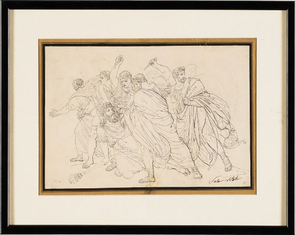 Vitale Sala : La morte di Cesare  - Asta Pittura del XIX-XX secolo - Associazione Nazionale - Case d'Asta italiane