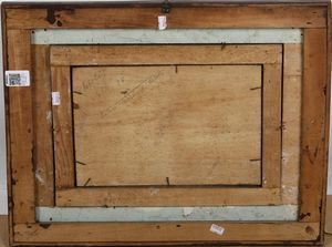 Francesco Di Marino : Due vedute con personaggi  - Asta Pittura del XIX-XX secolo - Associazione Nazionale - Case d'Asta italiane