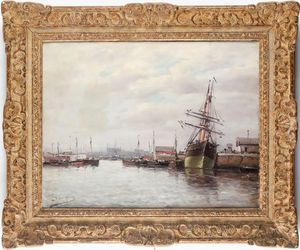 Jean Paul Savigny - Savigny Veduta di porto