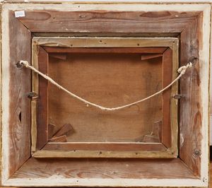 Anonimo del XIX-XX secolo Paesaggio fluviale  - Asta Pittura del XIX-XX secolo - Associazione Nazionale - Case d'Asta italiane