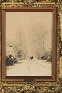 Luis Apol : Paesaggio  - Asta Pittura del XIX-XX secolo - Associazione Nazionale - Case d'Asta italiane