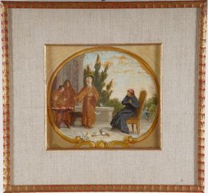 Luigi Gainotti : Santi e putti  - Asta Pittura del XIX-XX secolo - Associazione Nazionale - Case d'Asta italiane