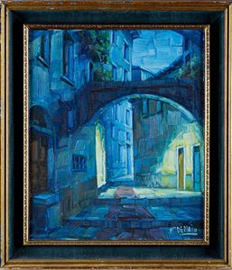 Francesco De Maio - Veduta notturna di Venezia