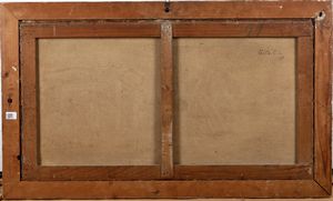 Carlo Leone Gallo : Paesaggio con figure  - Asta Pittura del XIX-XX secolo - Associazione Nazionale - Case d'Asta italiane