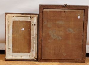 Scuola del XIX secolo Due ritratti  - Asta Pittura del XIX-XX secolo - Associazione Nazionale - Case d'Asta italiane