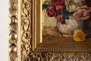 Agostino Bosia : Fiori  - Asta Pittura del XIX-XX secolo - Associazione Nazionale - Case d'Asta italiane