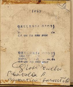 Attilio Pratella, Attribuito a : Alberi  - Asta Pittura del XIX-XX secolo - Associazione Nazionale - Case d'Asta italiane